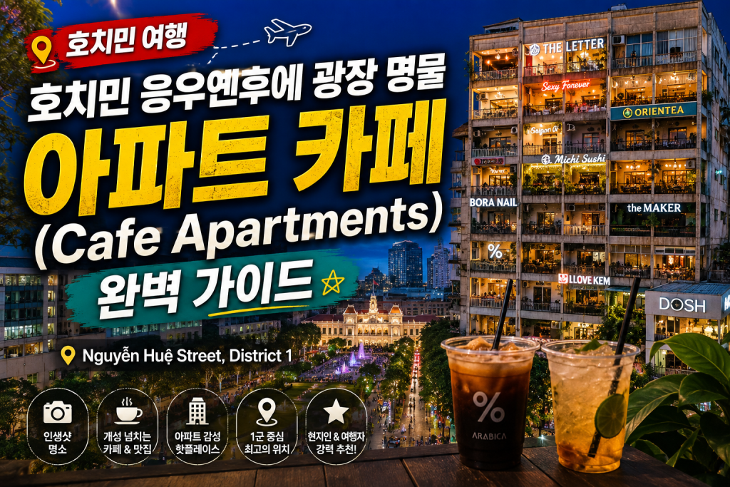 호치민 아파트 카페