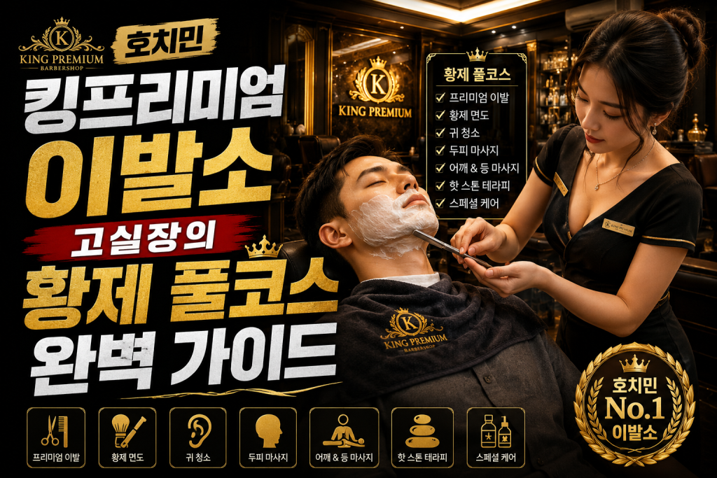 호치민 킹프리미엄 이발소