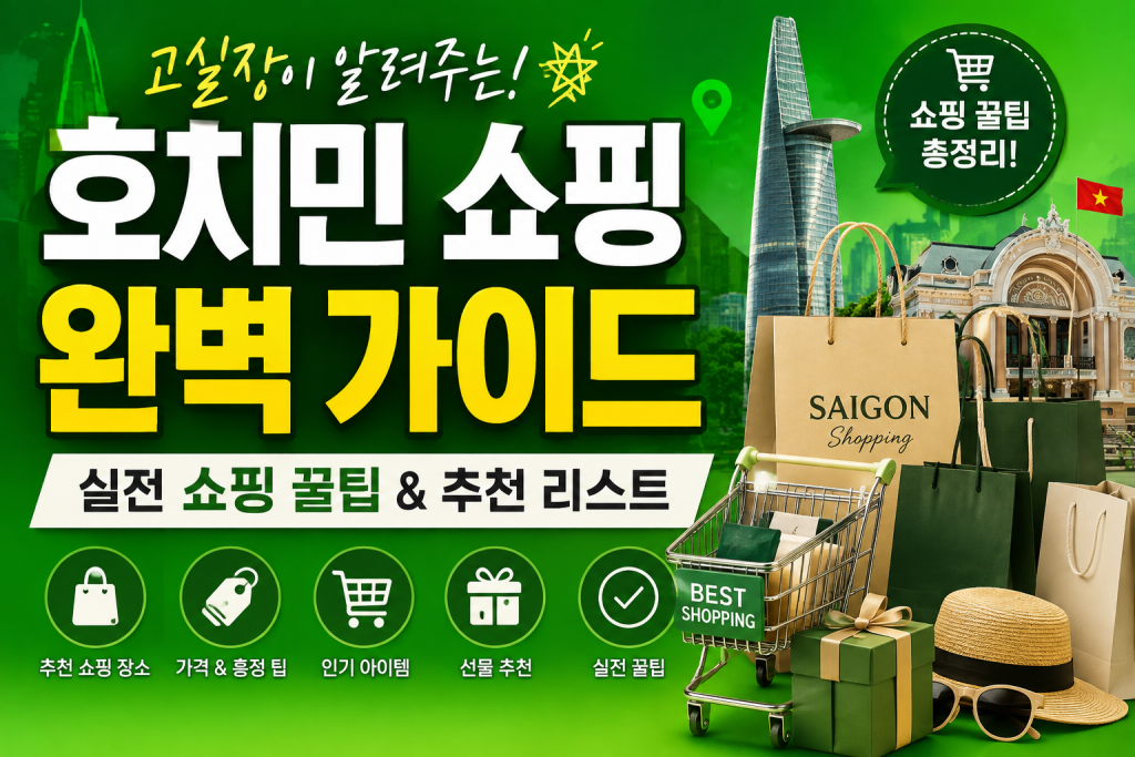 호치민 쇼핑 꿀팁