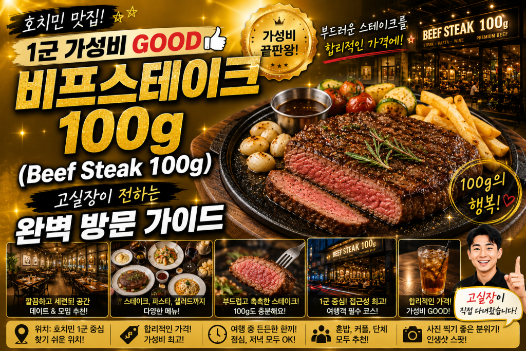 호치민  비프스테이크 100g